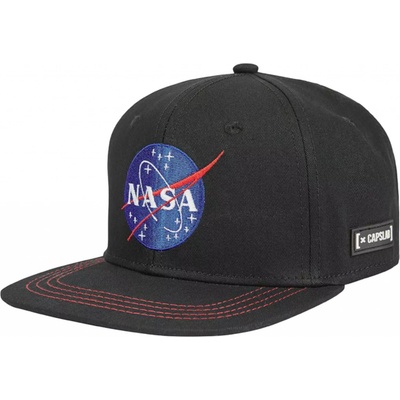 Capslab Space Mission NASA Snapback Cap CL-NASA-1-US2 Black