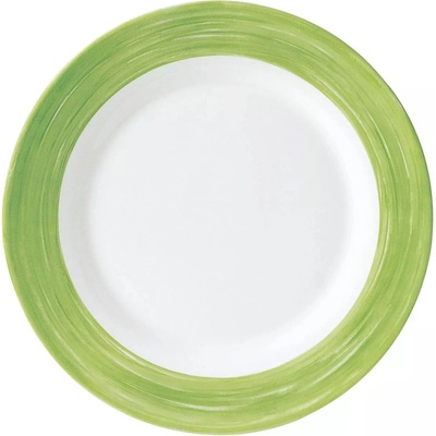 Arcoroc Brush Hlboký tanier 22,5 cm zelený 24 ks