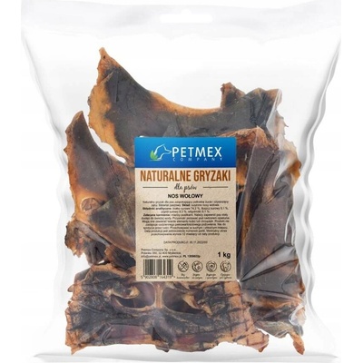 Petmex Hovädzie Nosy Prírodný Žuvací Snack 1Kg