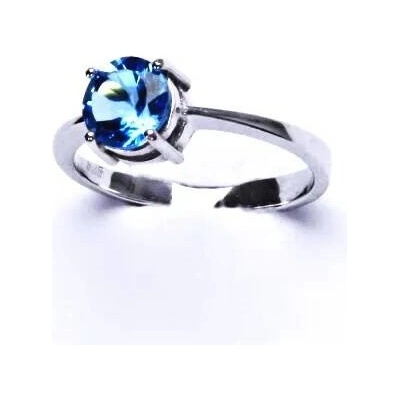 Čištín Zlatý bílé i žluté zlato přírodní Topaz swiss T 1357