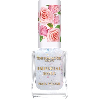 Dermacol Imperial Rose lak na nechty trblietavý 01 11 ml