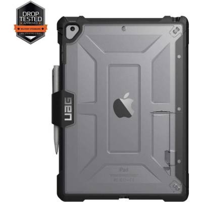 Urban Armor Gear Gear Plasma Case - удароустойчив хибриден кейс от най-висок клас за iPad Pro 9.7, iPad 5 (2017), iPad 6 (2018), iPad Air, iPad Air 2 (прозрачен)