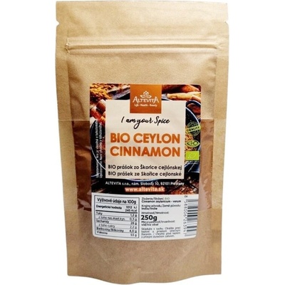 Altevita Bio Cejlonská Skořice mletá 250 g – Zboží Dáma