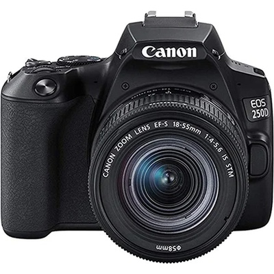 Canon EOS 250D + EF-S 18-55mm f/4-5.6 IS STM + 50mm f/1.8 STM (Canon EF)