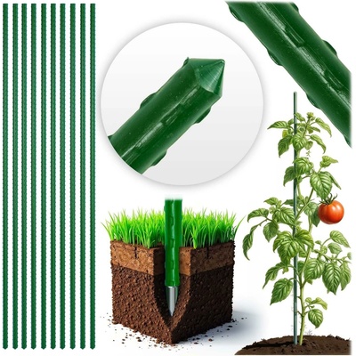 Plonos Oporná tyč pre rastliny 150 cm zelená 10 ks PL-940
