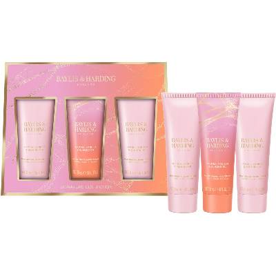 Baylis & Harding Jojoba, Vanilla & Almond Oil hydratačný krém na ruky 3 x 50 ml kozmetická sada