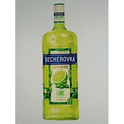 Becherovka Lime Basil 20% 1 l (holá láhev)