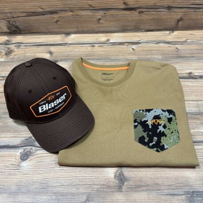 Blaser tričko a kšiltovka