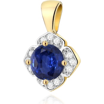 Blink Blink Diamantový prívesok so Zafírom 4330ZZaB