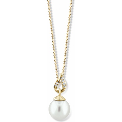 Cutie Jewellery Pôsobivý perlový prívesok zo žltého zlata Z6297 3153 40 X 1