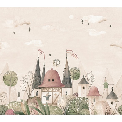 Decoprint CW6007-7 vliesová obrazová tapeta na zeď Cute Walls, rozměry 3,18 x 2,8 m