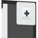 Image 1 of vidaXL Стенно огледало, черно, 60x100 см, правоъгълно, желязо (358631)