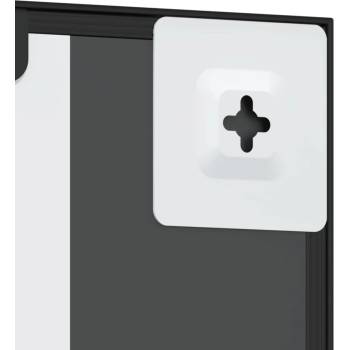 Image 1 of vidaXL Стенно огледало, черно, 60x100 см, правоъгълно, желязо (358631)