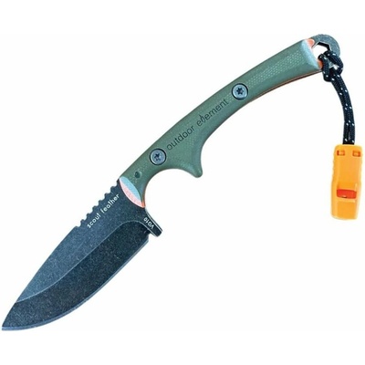 SCOUT FEATHER s píšťalkou ZELENÝ