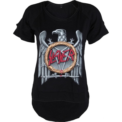ROCK OFF дамска тениска Slayer - Silver Eagle Cut Out Tee - ROCK OFF - SLAYCOT01LB