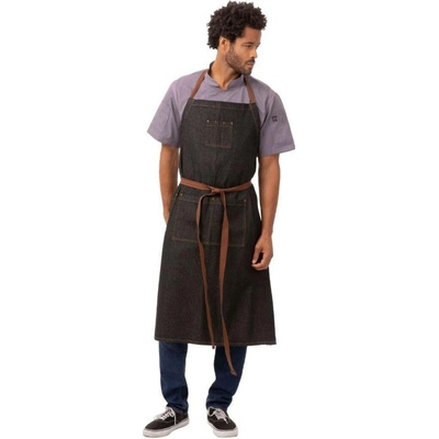 Chef Works B341 náprsní zástěra Memphis v Urban stylu indigo