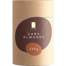 Lyra DARK ALMONDS Mandle v hořké čokoládě 200 g