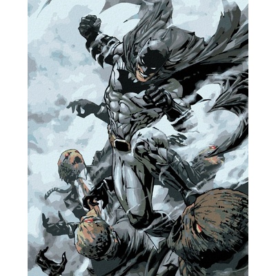 Zuty Malování podle čísel BATMAN A MONSTRA