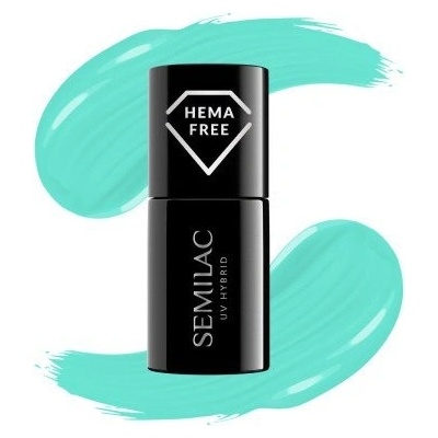 Semilac gél lak 439 Strong Turquoise Tyrkysová 7 ml