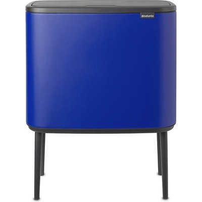 Brabantia Кош за смет Brabantia Bo Touch 11+23L, Mineral Powerful Blue (1005549)