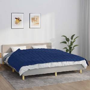 Pure Line Home Тежко одеяло синьо 155x220 см 11 кг