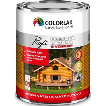 Colorlak Profi olejová lazura O 1020 2,5 l Bílá