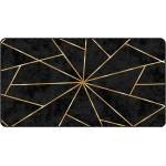 Pure Line Home Пътека MARSA Геометрична абстракция Black & Gold