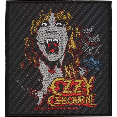 нашивка ozzy osbourne - fangs - razamataz - sp3363