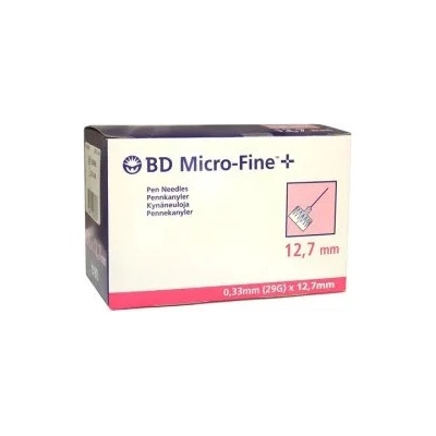 BD MICRO FINE PEN NEEDLE 29G - ihly do aplikátorov inzulínu 0,33x12,7 mm