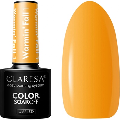 Hybridní lak barevný lak Claresa WARMIN' FALL 1 5 ml