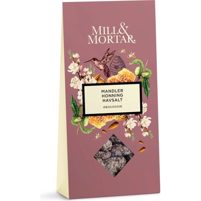 Био бадеми LARGUETA 100 гр. , мед / морска сол, Mill & Mortar (MM16706)