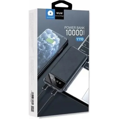 Преносима батерия WUW-Y110, Power Bank 10 000mAh, LED, 2x USB