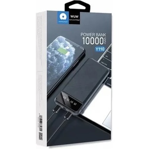  Преносима батерия WUW-Y110, Power Bank 10 000mAh, LED, 2x USB