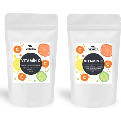Vemica Vitamín C v prášku Kyselina L-askorbová 2x 1000 g