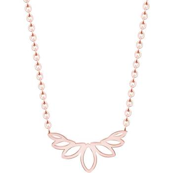 HARAHU Колие el-21140 - Златна / Розова kp21140 (el-21140)