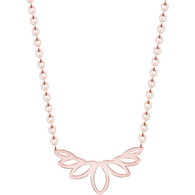 HARAHU Колие el-21140 - Златна / Розова kp21140 (el-21140)