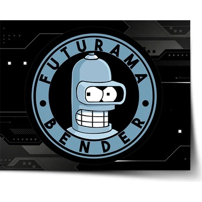 Sablio Plagát Futurama Bender Technology - 60x40 cm