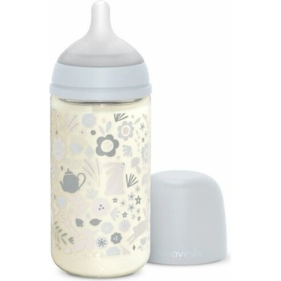 Suavinex kojenecká láhev anti-colic skleněná pomalý průtok SX Pro 120 ml