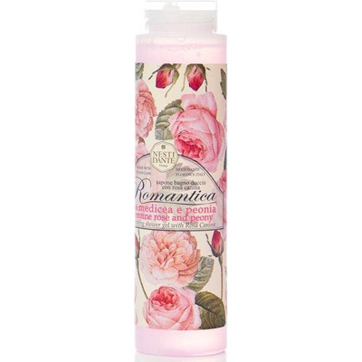 Nesti Dante Romantica Florentine Rose and Peony sprchový gél a pena do kúpeľa 300 ml