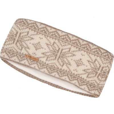 Trollkids Детска лента за глава Trollkids Girl's Rauland Headband - Ivory - размер 52-56 cm (904-4568-0312)