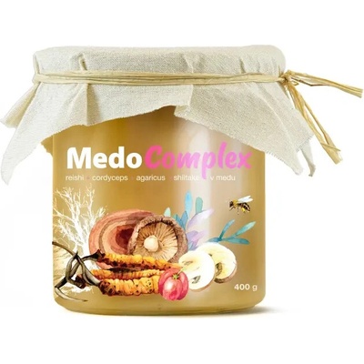 Mycomedica MedoComplex reishi cordyceps agaricus shiitake a acerola v mede 400 g