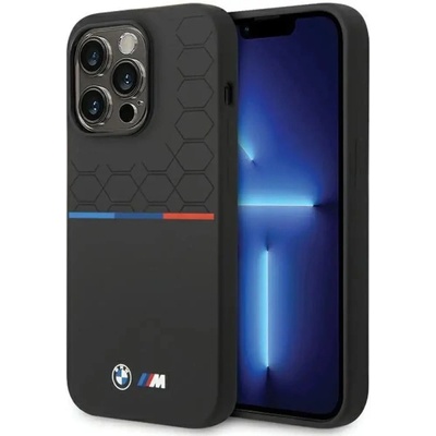 BMW Силиконов калъф BMW с шарка за iPhone 15 Pro Max - черен (3666339144340)