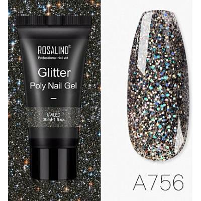 Rosalind GLITTER POLY GEL RE06-A756 30 ml