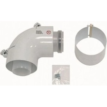 Vaillant koleno odkouření 87° 60/100 mm s revizním otvorem 303916