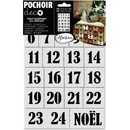 Aladine Šablona Adventní kalendář 20 x 30 cm