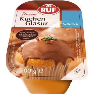 RUF Čokoládová poleva mléčná na dorty 200 g
