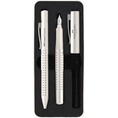 Faber-Castell Писалка и химикалка Grip 2010, M, цвят кокосов (1005220176)