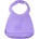 Wee Baby Силиконов лигавник с джоб Wee Baby - Prime, Лилав (927)