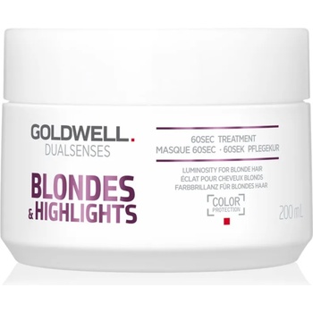 Goldwell Dualsenses Blondes & Highlights регенерираща маска неутрализиращ жълтеникавите оттенъци 200ml