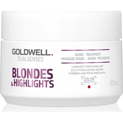 Goldwell Dualsenses Blondes & Highlights регенерираща маска неутрализиращ жълтеникавите оттенъци 200ml